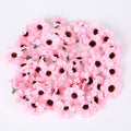 20/50Pcs Silk Artificial Daisy Heads – Wedding & Home Decor Artificial Flower Heads Babs 6 50Pcs