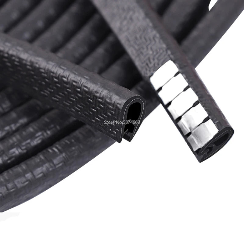 10m Car Door Edge Guard Strip – Rubber Anti-Scratch Protector Car Door Guard Strip Babs