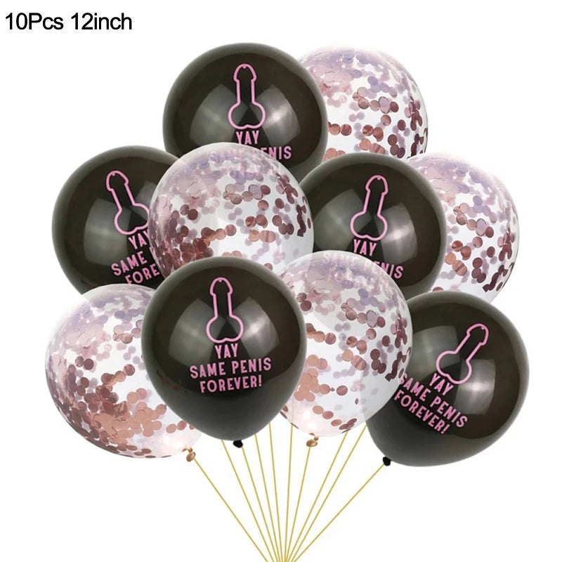 Bride To Be Sash & Balloons – Bachelorette Party Decor Set Party Decoration Set Babs 10pcs balloons