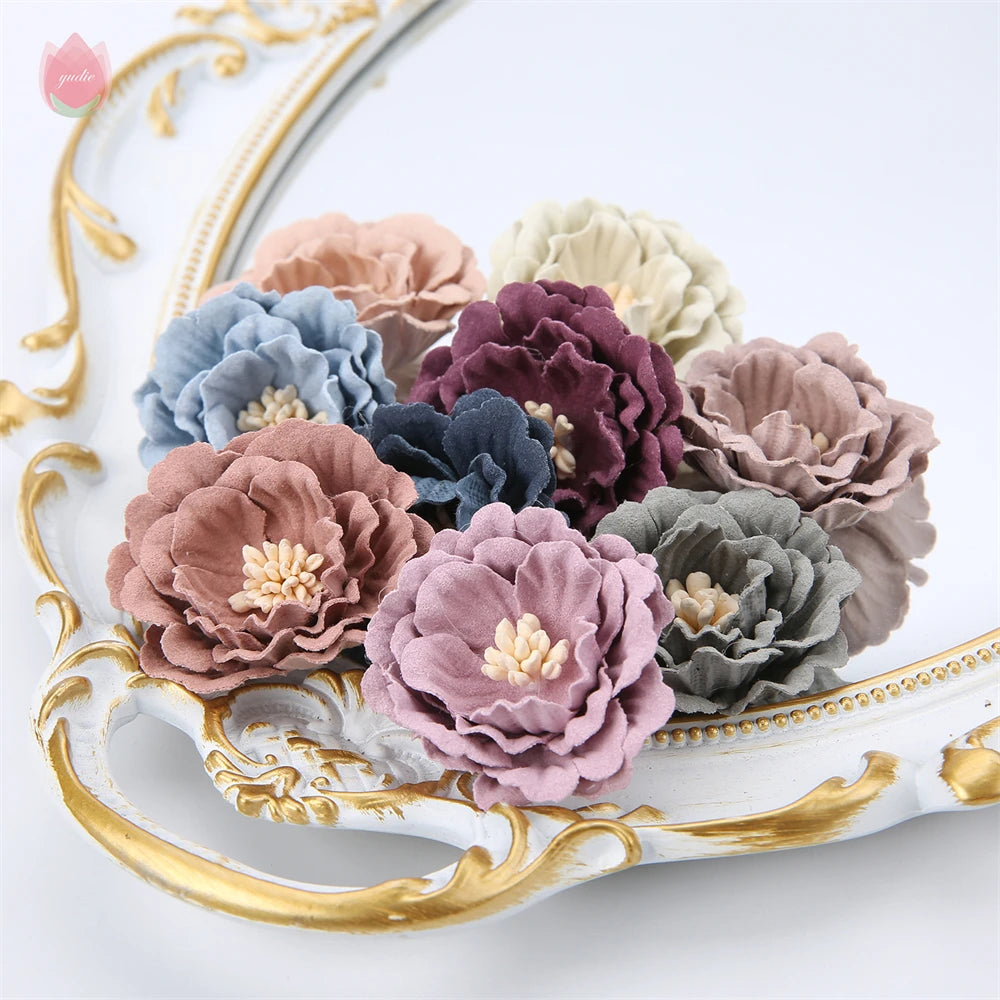 Silk Artificial Flower Heads 4cm | DIY Wedding & Home Decor Artificial Flower Heads Babs