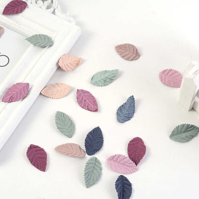 50Pcs Silk Willow Leaf Artificial Flowers for Wedding & Home Decor Artificial Leaf Decor Babs 09 50Pcs