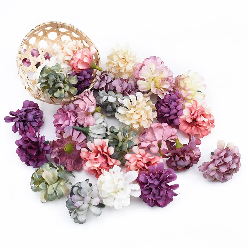 30Pcs Silk Carnation Artificial Flowers for Wedding & Home Decor Artificial Silk Flowers Babs