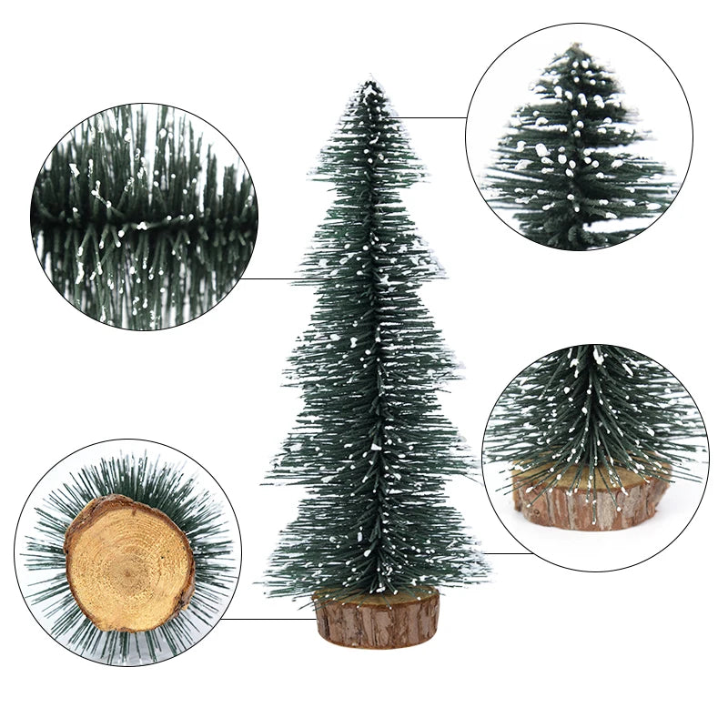 Mini DIY Christmas Pine Tree Table Decoration 15/20/25cm Christmas Tree Decor Babs