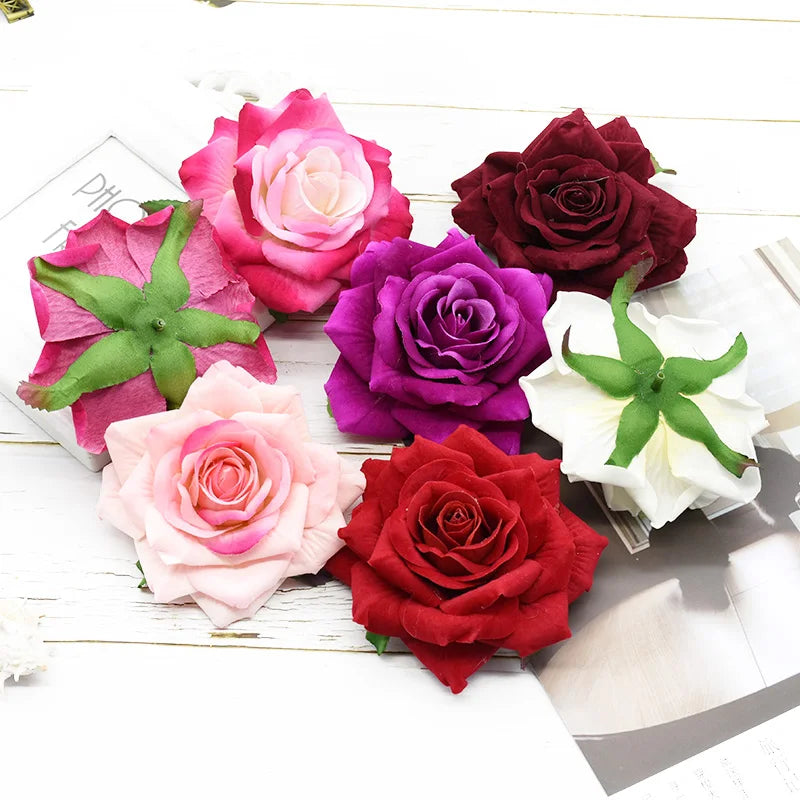 Artificial Rose Flower Heads for Wedding, Wreaths & DIY Decor Artificial Flower Heads Babs