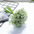 Gypsophila Artificial Flowers 16-Stem Bundle – Wedding Décor Artificial Flower Bundle Babs WHITE