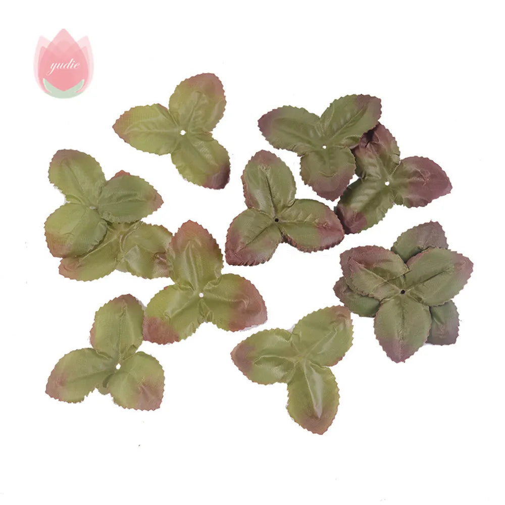 100Pcs Artificial Green Leaves – Wedding, Christmas & DIY Decor Artificial Leaves Babs