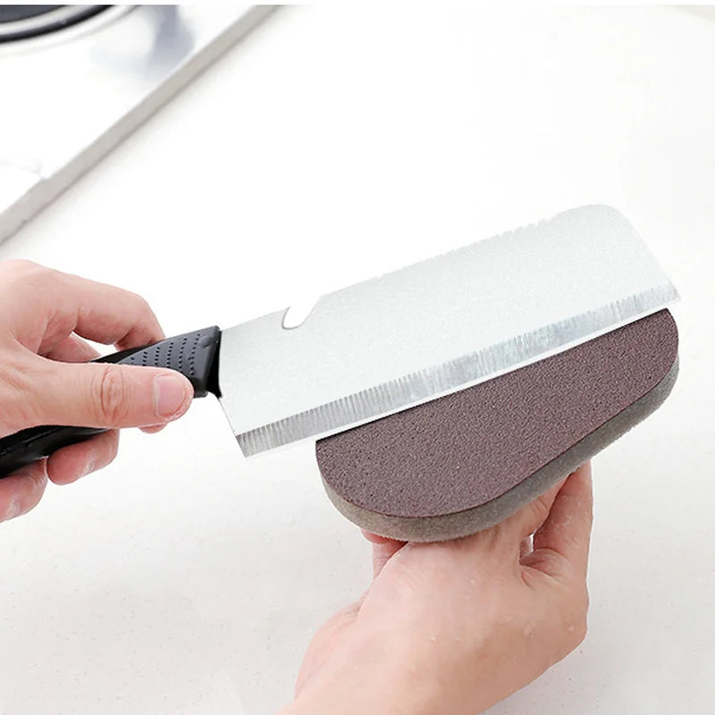 Magic Sponge Cleaning Brush with Handle – Kitchen & Bath Kitchen Cleaning Brush Babs