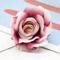 Silk Artificial Rose Flower Heads 5/10 Pcs – Wedding & Home Decor Artificial Silk Flowers Babs color 1 5 pcs
