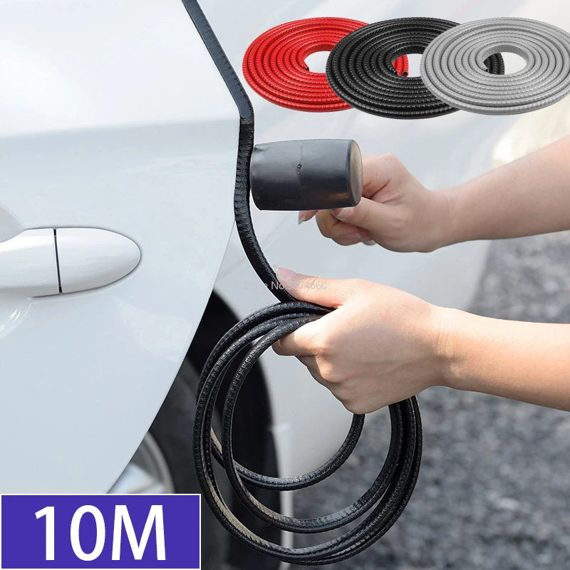 10m Car Door Edge Guard Strip – Rubber Anti-Scratch Protector Car Door Guard Strip Babs