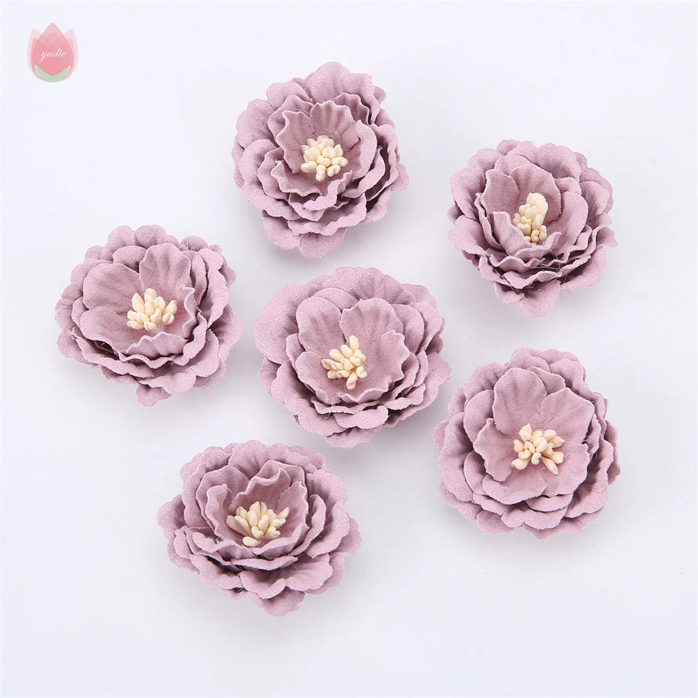 Silk Artificial Flower Heads 4cm | DIY Wedding & Home Decor Artificial Flower Heads Babs