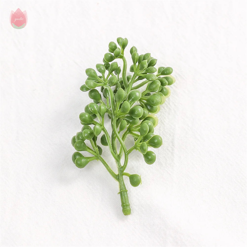 10pcs Artificial Fern & Eucalyptus Silk Leaves for Home & Wedding Artificial Silk Leaves Babs A-11
