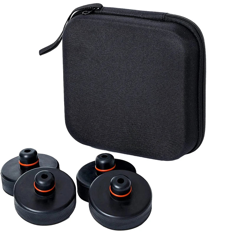 Tesla Model 3 S X Rubber Jack Pad Adapters – 4Pcs w/ Case Jack Pad Adapter Babs