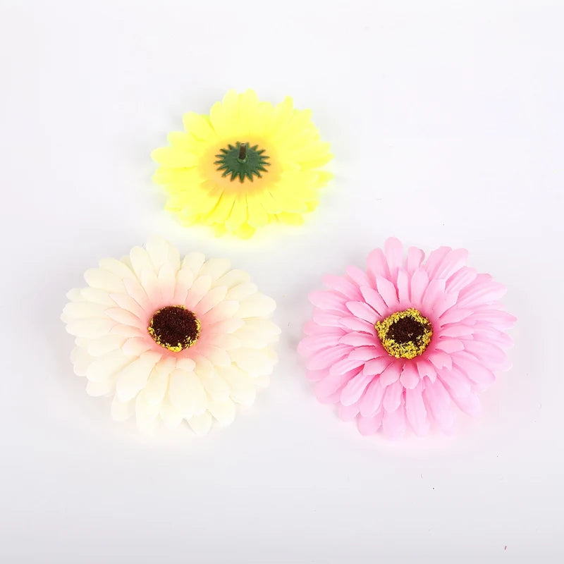 10-Pack Silk Gerbera Artificial Flowers – Wedding & Home Decor Artificial Flowers Babs