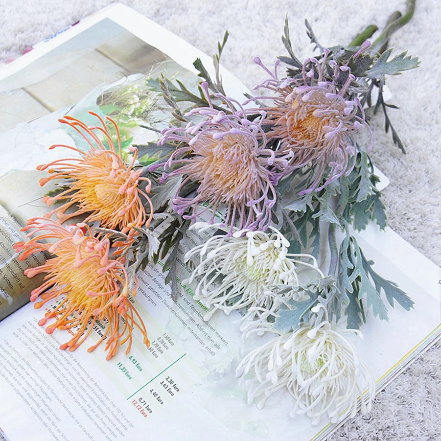 Artificial Gerbera Flower Stems – Fake Bouquet for Home & Wedding Artificial Flower Stems Babs