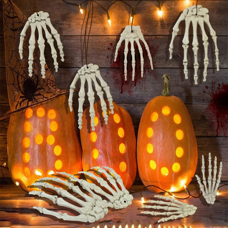 Realistic Resin Skeleton Hands Halloween Haunted House Props Halloween Skeleton Props Babs