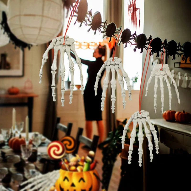 Realistic Resin Skeleton Hands Halloween Haunted House Props Halloween Skeleton Props Babs
