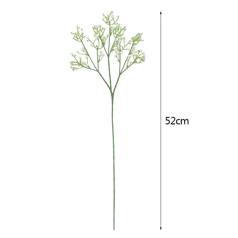 90-Head Artificial Babies Breath Gypsophila Flowers 52cm Artificial Flowers Babs