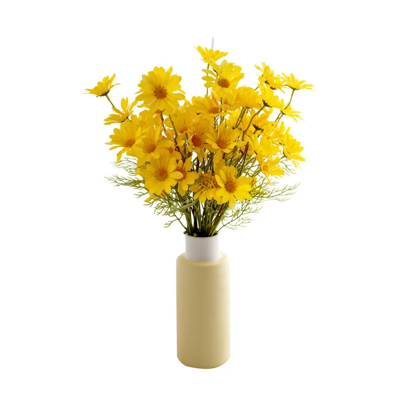 Small Daisy Silk Artificial Flower Bouquet – Home & Party Decor Artificial Flower Bouquet Babs