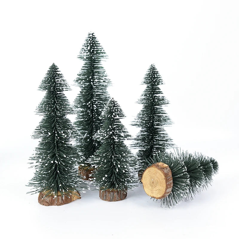 Mini DIY Christmas Pine Tree Table Decoration 15/20/25cm Christmas Tree Decor Babs
