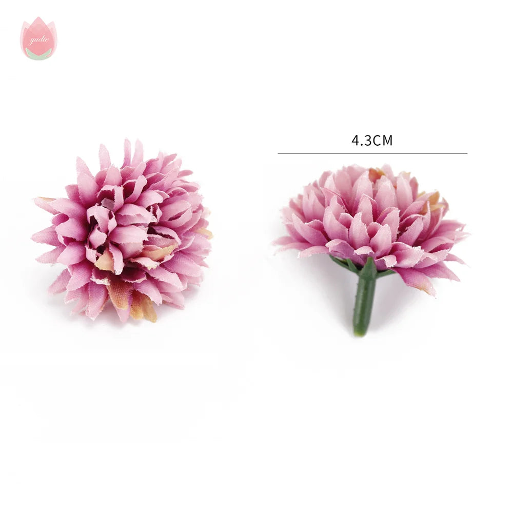 20Pcs 4cm Silk Rose Artificial Flower Heads for Wedding & DIY Artificial Flower Heads Babs