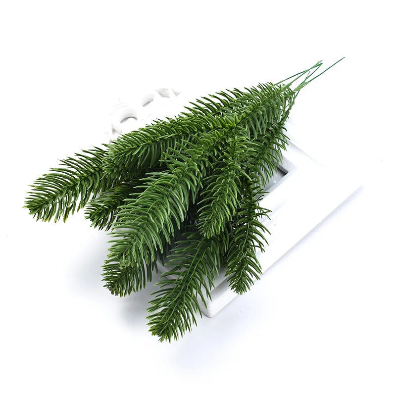 Artificial Green Leaf Branches Faux Plants Décor, 10/20 Pcs Artificial Plant Décor Babs