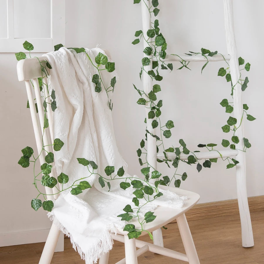210cm Artificial Ivy Hanging Garland – Silk Vine Leaf Decor Artificial Ivy Garland Babs