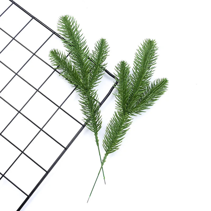 Artificial Green Leaf Branches Faux Plants Décor, 10/20 Pcs Artificial Plant Décor Babs