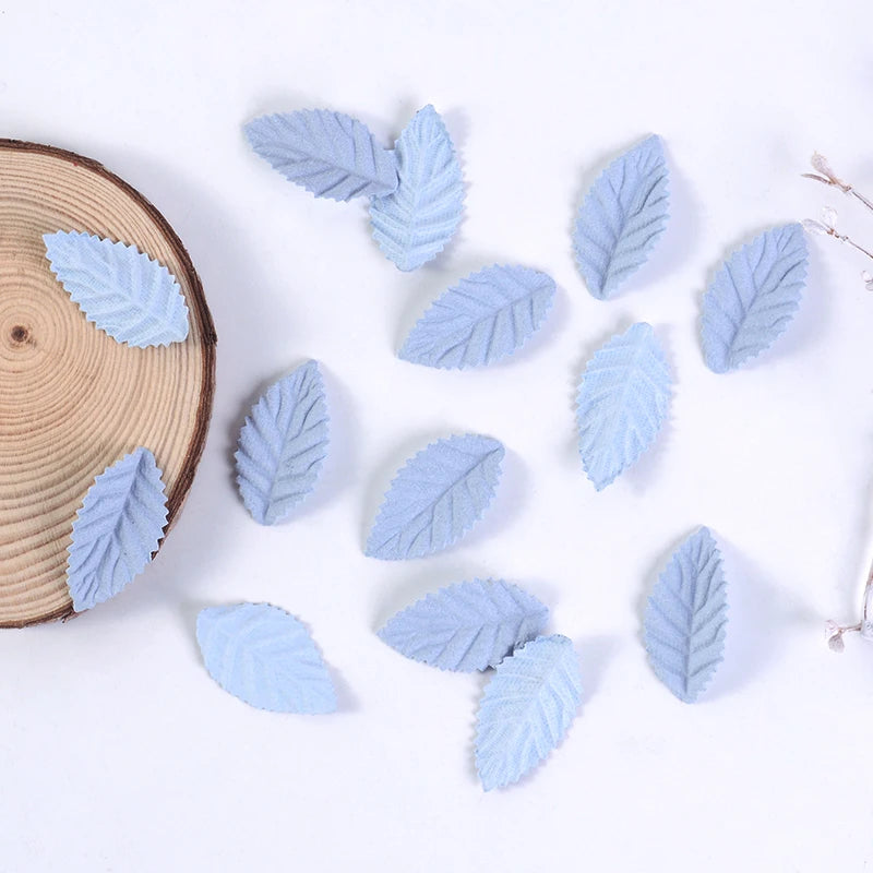 50Pcs Silk Willow Leaf Artificial Flowers for Wedding & Home Decor Artificial Leaf Decor Babs 08 50Pcs