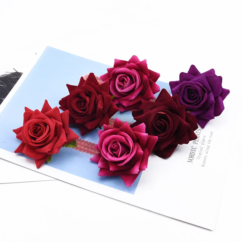 Silk Rose Heads 30/100pcs – Artificial Flowers for Wedding Decor Artificial Silk Flowers Babs