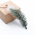 10Pcs Artificial Snowflake Pine Sprigs – Christmas & Wedding Décor Artificial Decorative Sprigs Babs pine needles 10CM