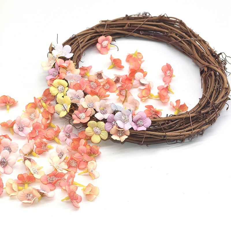 50Pcs 2cm Silk Daisy Flower Heads – Multicolor Artificial Flowers Artificial Silk Flowers Babs