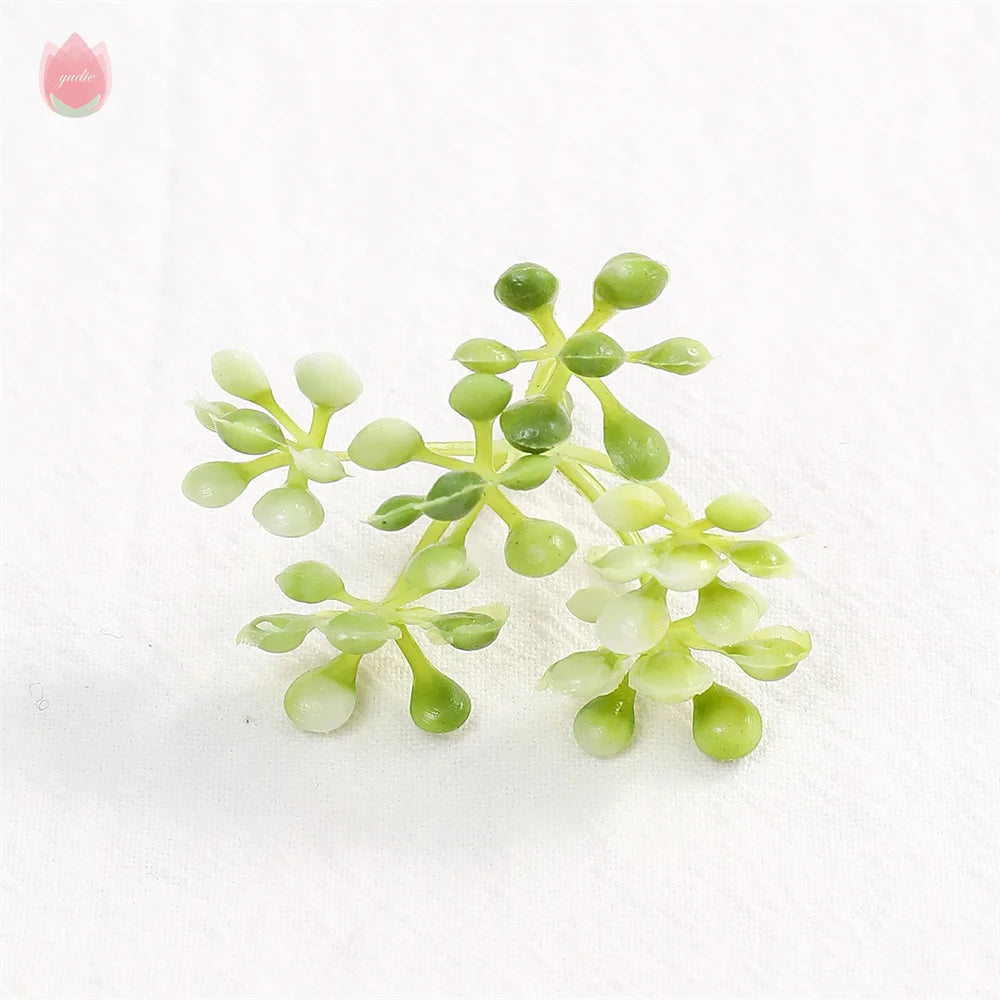 10pcs Artificial Fern & Eucalyptus Silk Leaves for Home & Wedding Artificial Silk Leaves Babs B-6