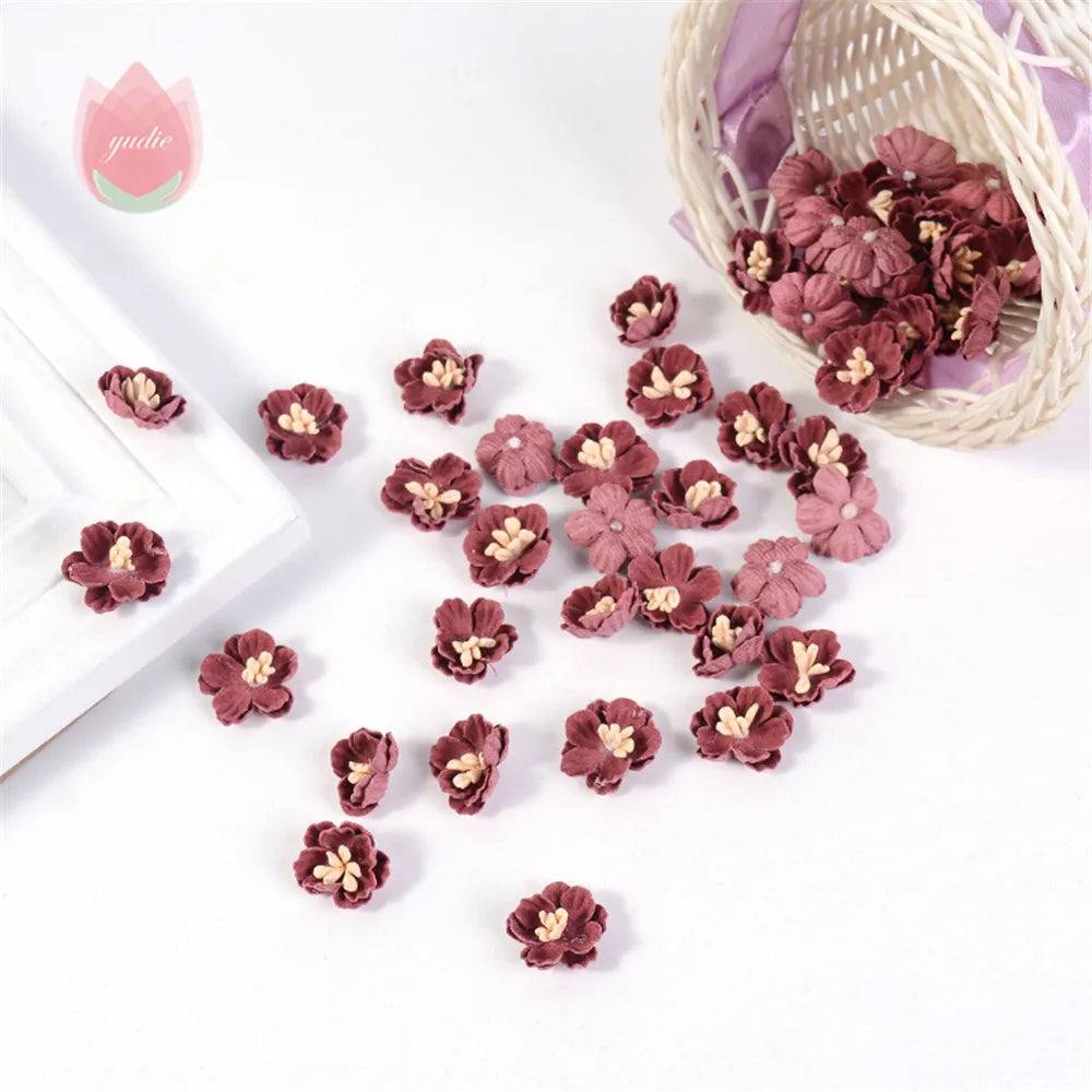 Silk Rose Artificial Flower Heads 10/20/50 Pcs | DIY Decor Artificial Flower Heads Babs 01 50pcs