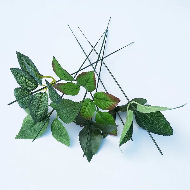 Artificial Rose Flower Stems & Wire Sticks for DIY Wedding Decor Artificial Flower Stems Babs