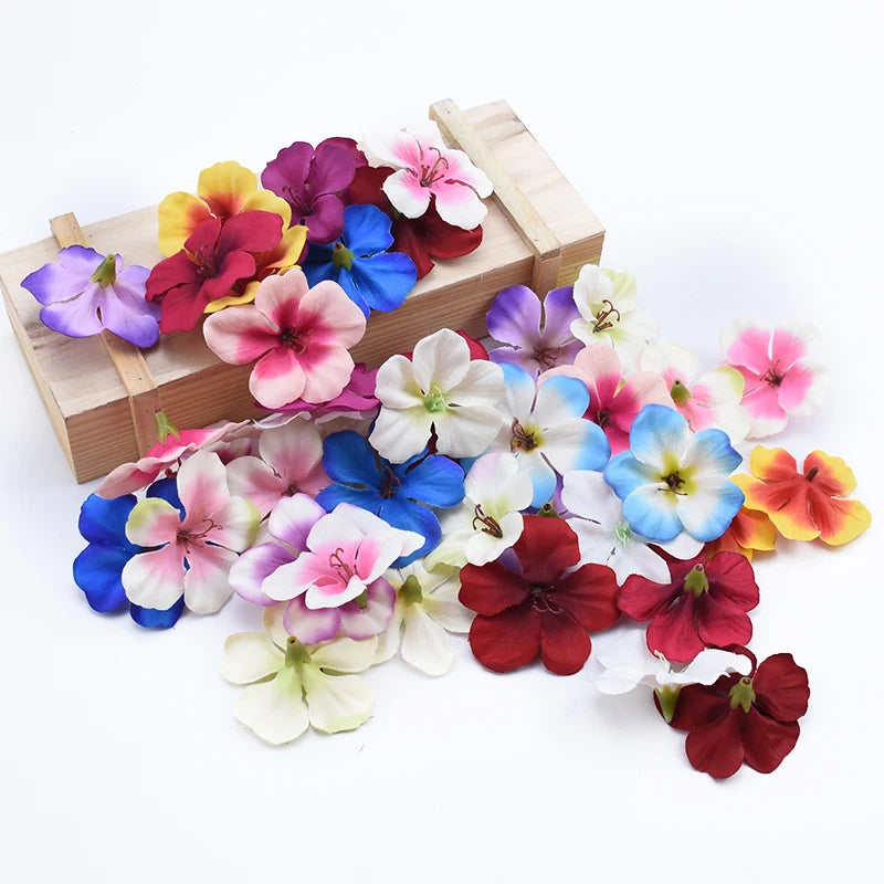 20 Pcs Silk Artificial Flowers for Wedding, Wreaths & Home Décor Artificial Silk Flowers Babs