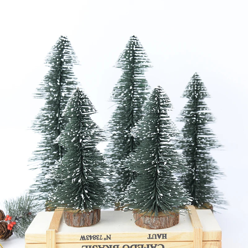 Mini DIY Christmas Pine Tree Table Decoration 15/20/25cm Christmas Tree Decor Babs