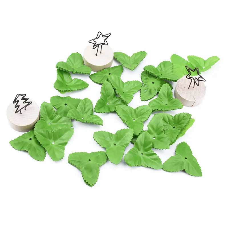 100/200 Pcs Silk Artificial Leaves for Wedding & Home Decor Artificial Silk Leaves Babs