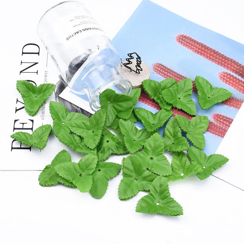 100/200 Pcs Silk Artificial Leaves for Wedding & Home Decor Artificial Silk Leaves Babs