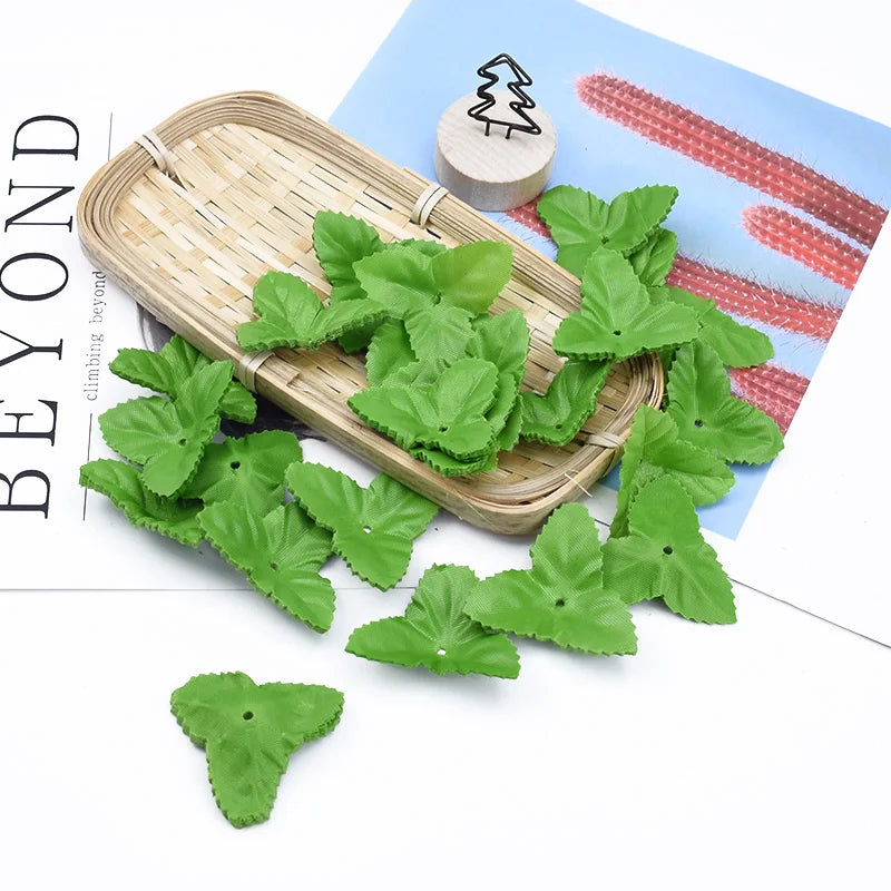100/200 Pcs Silk Artificial Leaves for Wedding & Home Decor Artificial Silk Leaves Babs