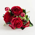 Silk Rose Artificial Flowers UV Protection Bridal Bouquet Artificial Flower Bouquet Babs color 5 1pc