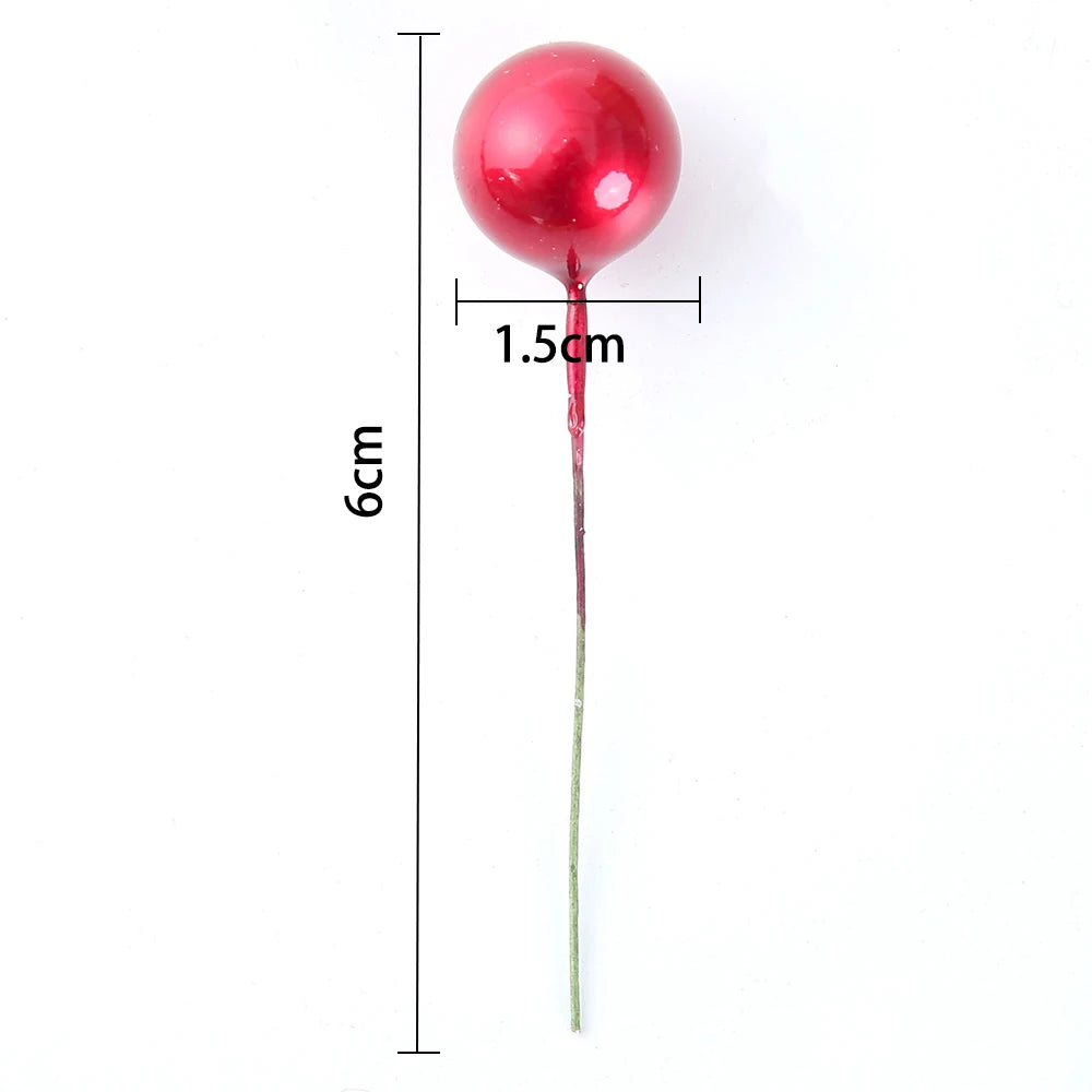Artificial Pearl Berry Stamens for Wedding & DIY Décor | 50-200 Pcs Artificial Flower Stamens Babs