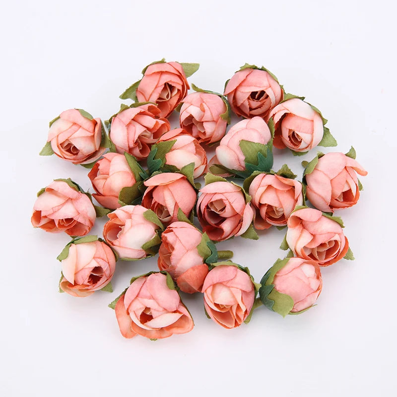 Silk Rose Artificial Flower Heads – Wedding & Home Décor (10/50 Pcs) Artificial Flower Heads Babs 5 50pcs