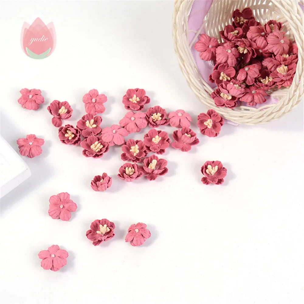 Silk Rose Artificial Flower Heads 10/20/50 Pcs | DIY Decor Artificial Flower Heads Babs 08 20pcs