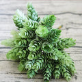 30-Piece Artificial Green Plant Bouquet for Wedding & Home Décor Artificial Flower Bouquet Babs green