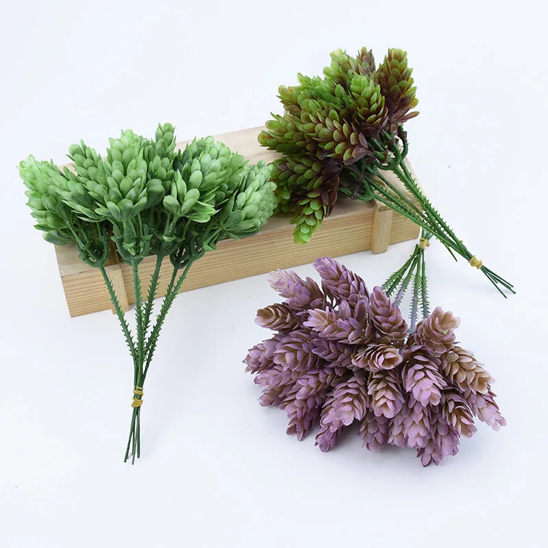 Artificial Green Plant Stems Set of 6 – Wedding & Home Décor Artificial Plant Stems Babs