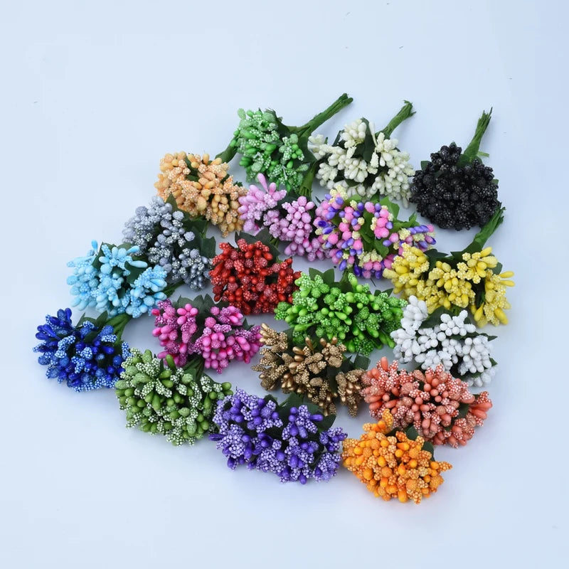 12 Pcs Resin Artificial Flower Stamens – Wreaths & Scrapbooking Artificial Flower Stamens Babs