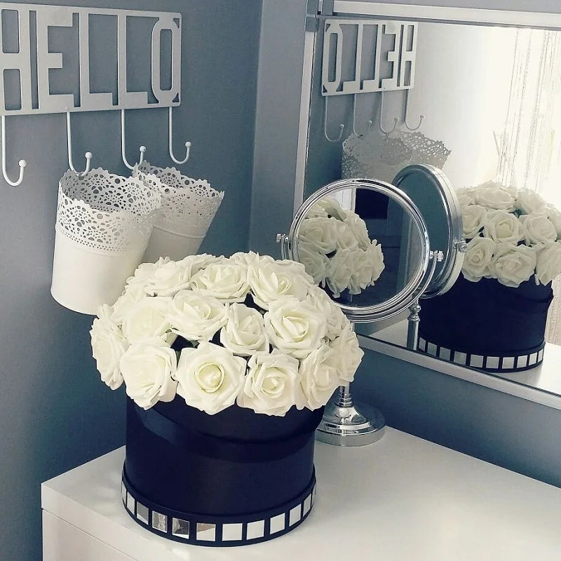 25 Artificial PE Foam Roses Bouquet – Wedding & Home Décor Artificial Flower Bouquet Babs