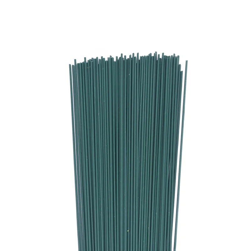 20Pcs Artificial Green Wire Flower Stems – DIY Floral Crafts Floral Wire Stems Babs