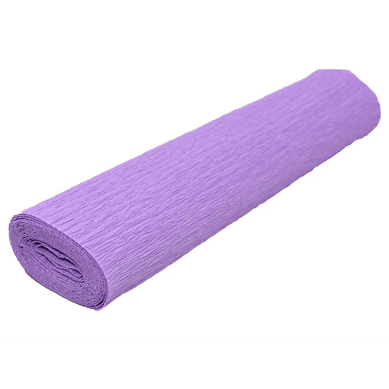Colored Crepe Paper Roll 250x25cm – DIY Flowers & Gift Wrap Craft Paper Roll Babs Light purple
