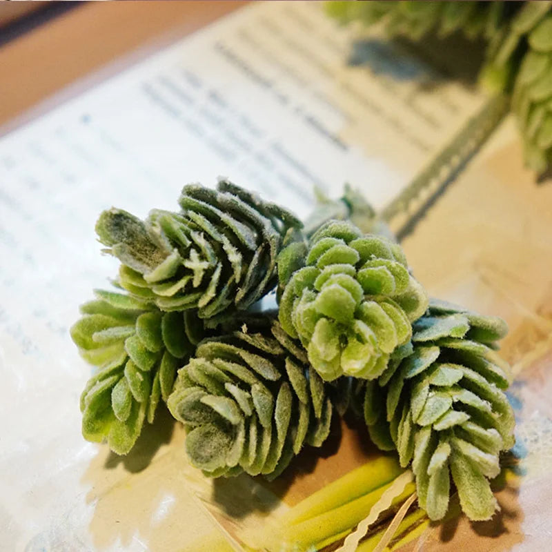 30-Piece Artificial Green Plant Bouquet for Wedding & Home Décor Artificial Flower Bouquet Babs